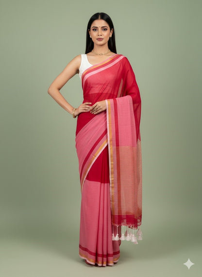 V E D K A L I || Mull Cotton Saree