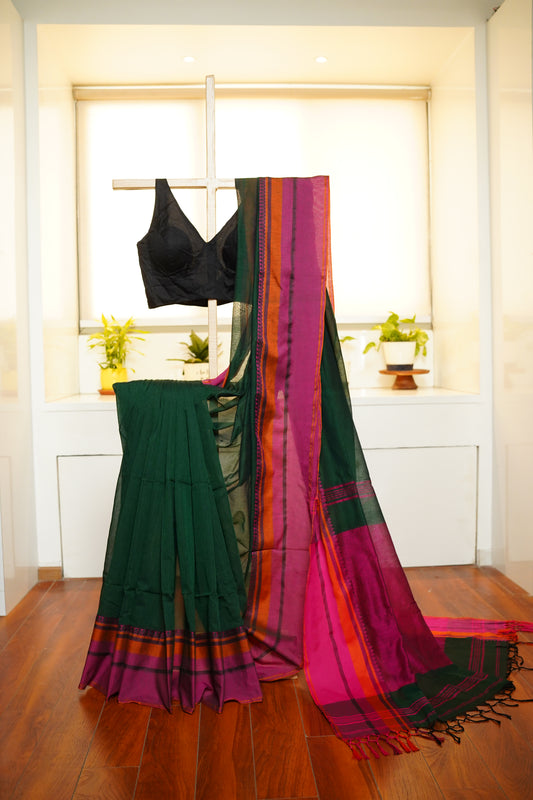 A L I K A || Handloom Khadi Cotton Saree