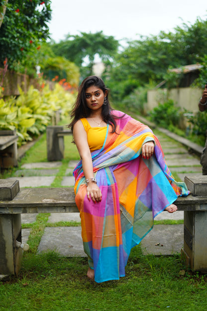 C H A M E L I || Mull Cotton Saree