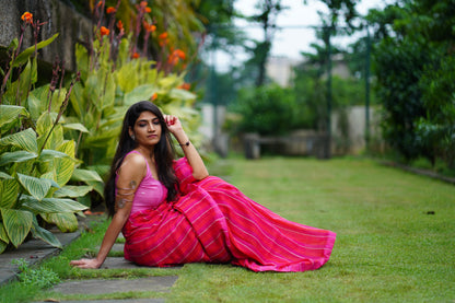 S I N D H U J A ||Pure Linen Saree