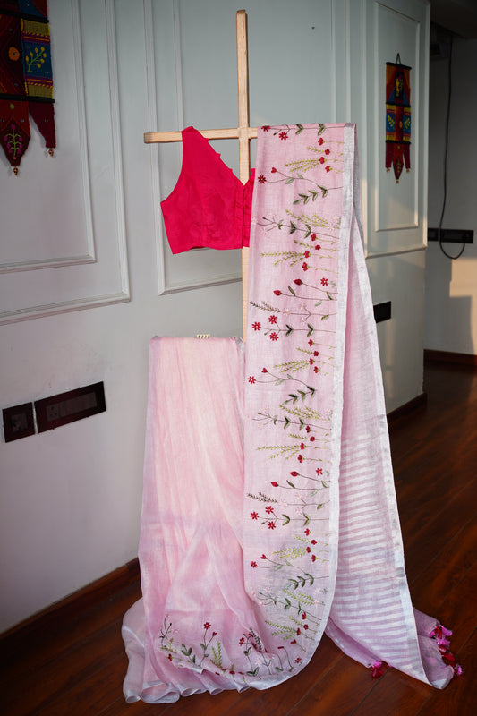 G O D A V A R I || Pure Linen Saree