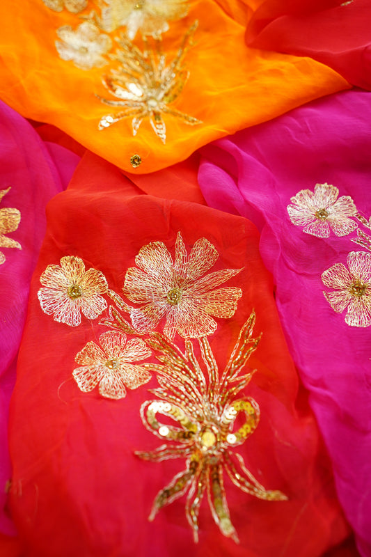 G A Y A T R I || Pure chiffon Saree
