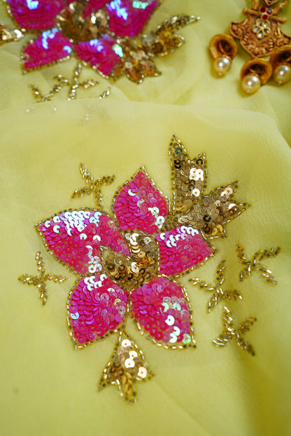 A P A R A J I T A|| Pure Chiffon Saree
