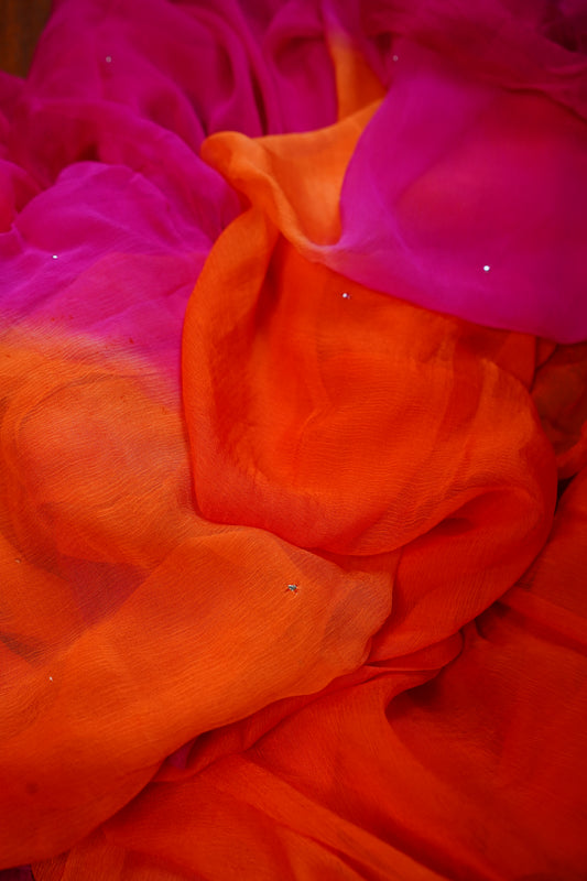 K A N S A R I || Pure chiffon saree