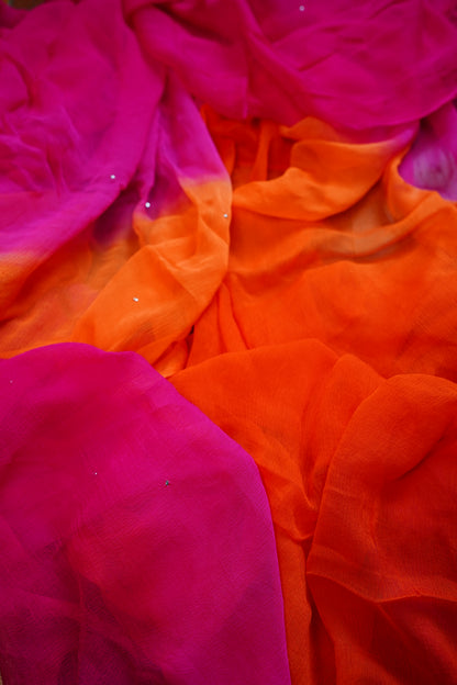 K A N S A R I || Pure chiffon saree