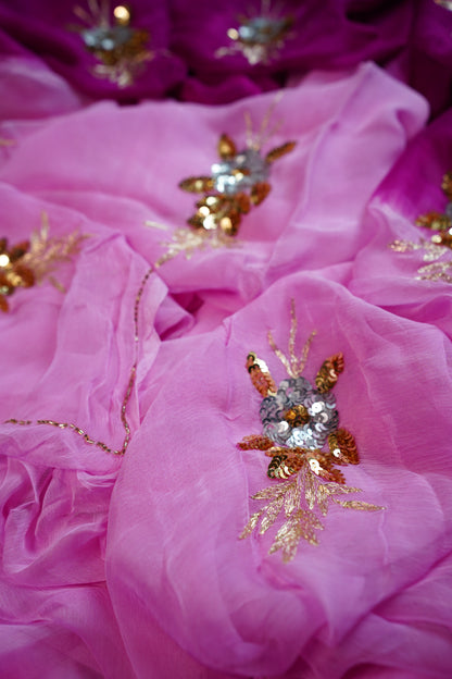 M A I T R E E Y || Pure Chiffon Saree