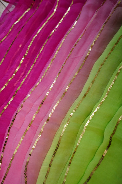 D H A T R I || Pure Chiffon saree