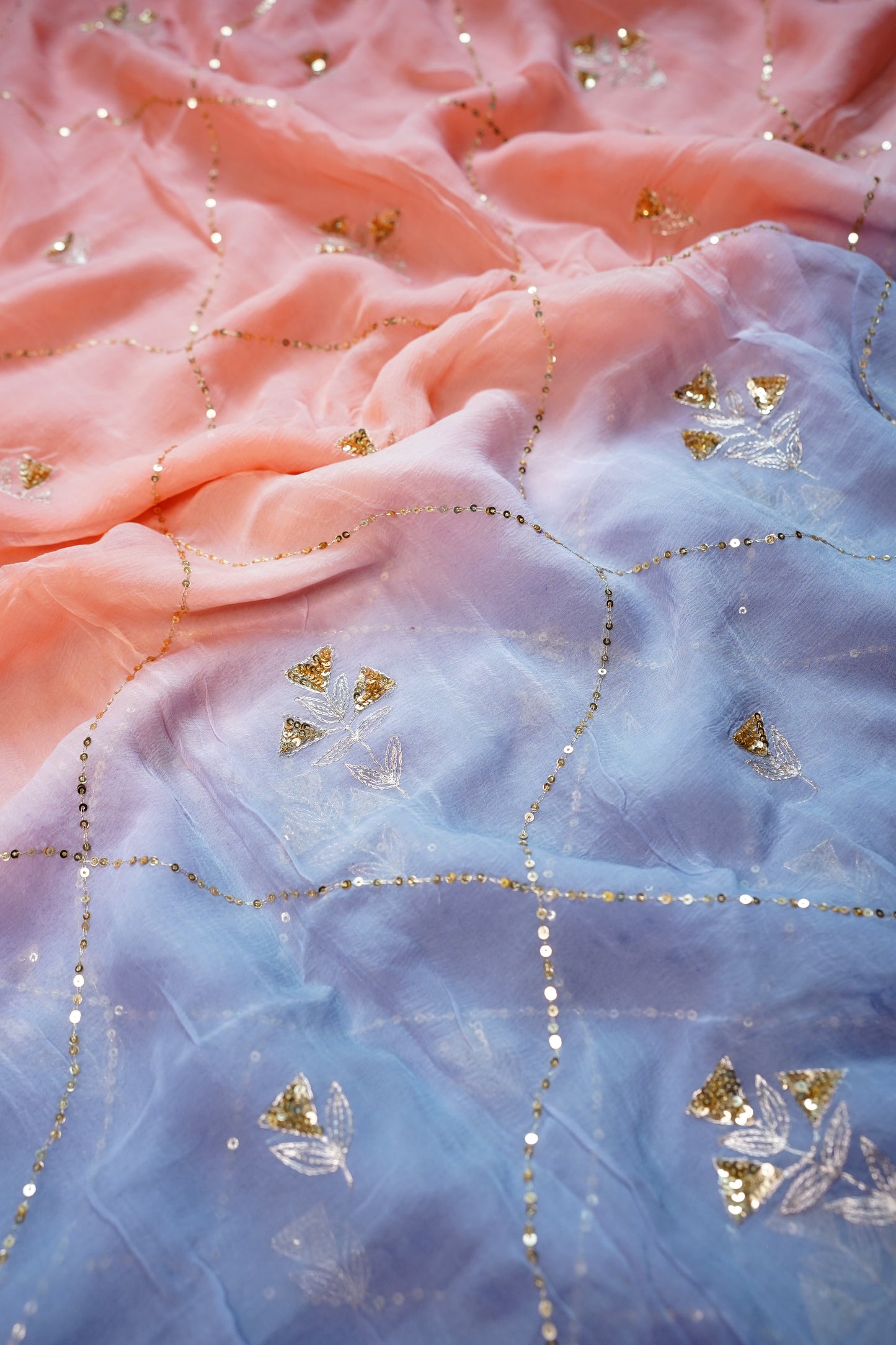 S H I V A N G I || Pure Chiffon Saree