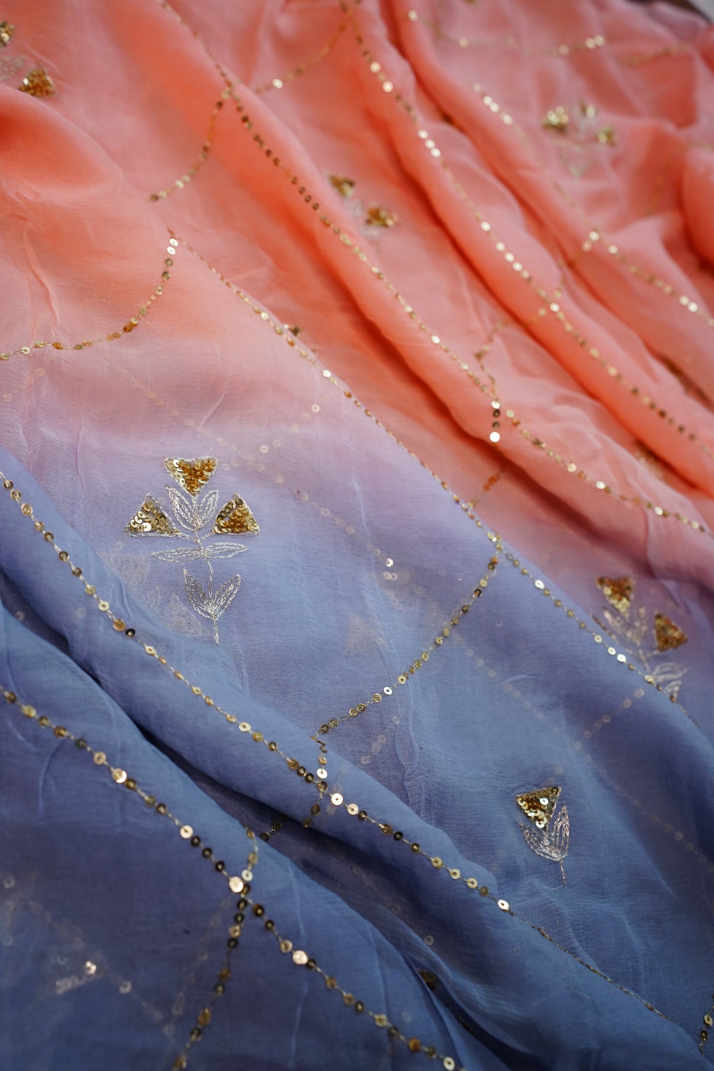 S H I V A N G I || Pure Chiffon Saree