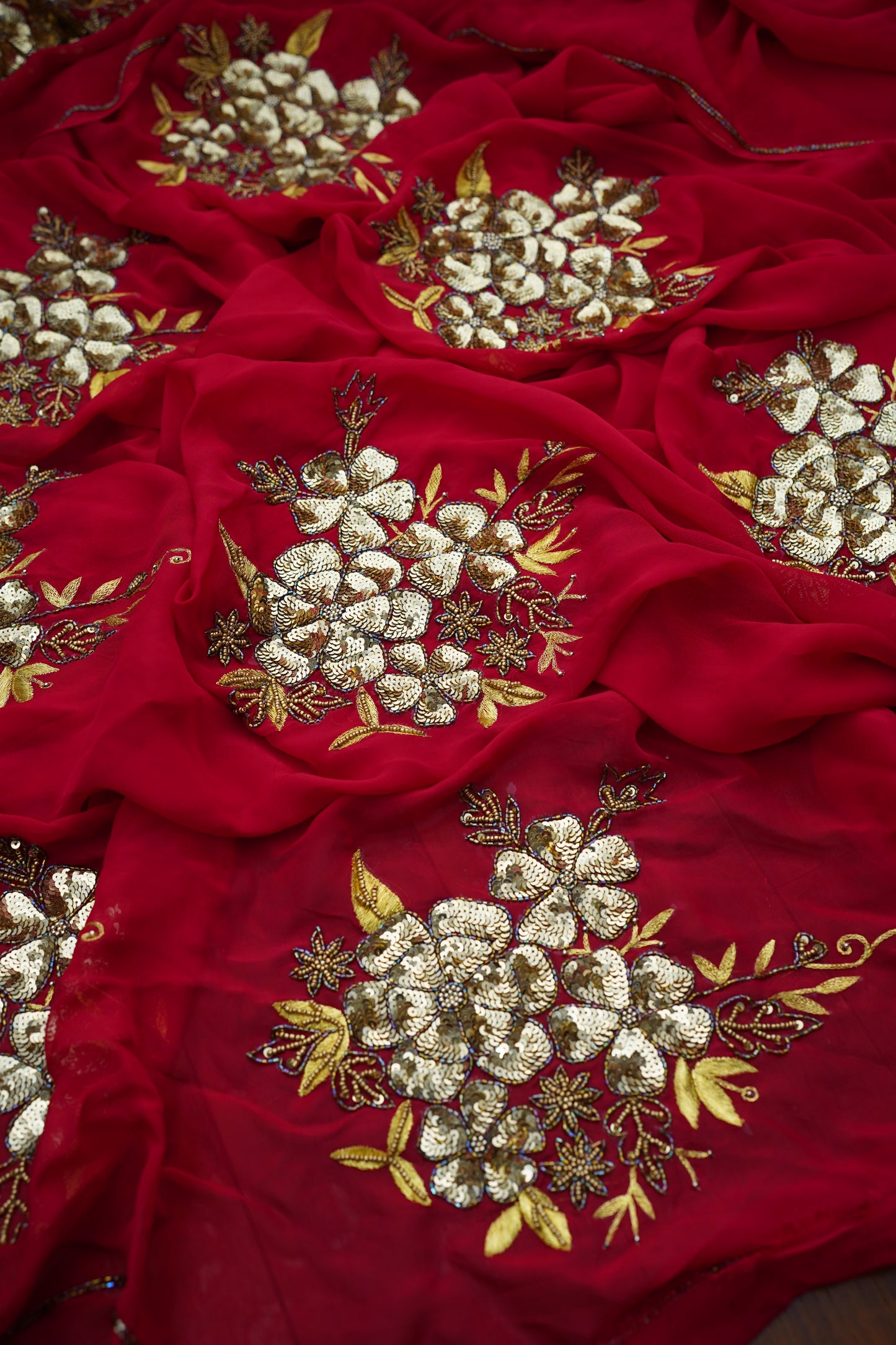 R A S E S H W A R I || Organza Sequence work Saree