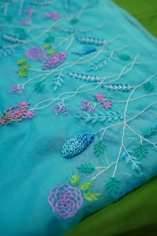 B A N D I N I || Organza saree