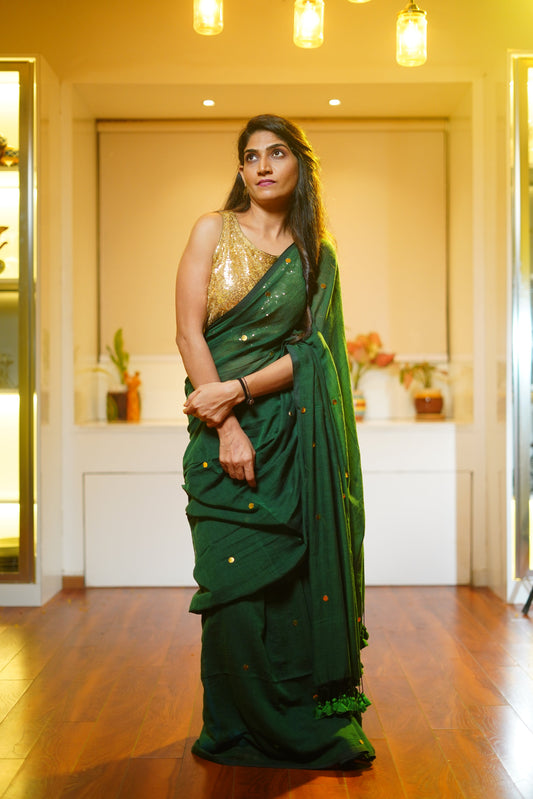 G U L M O H A R || Mull Cotton Saree