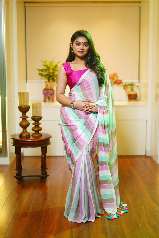 B E E L A  J U H I || Mull Cotton Saree