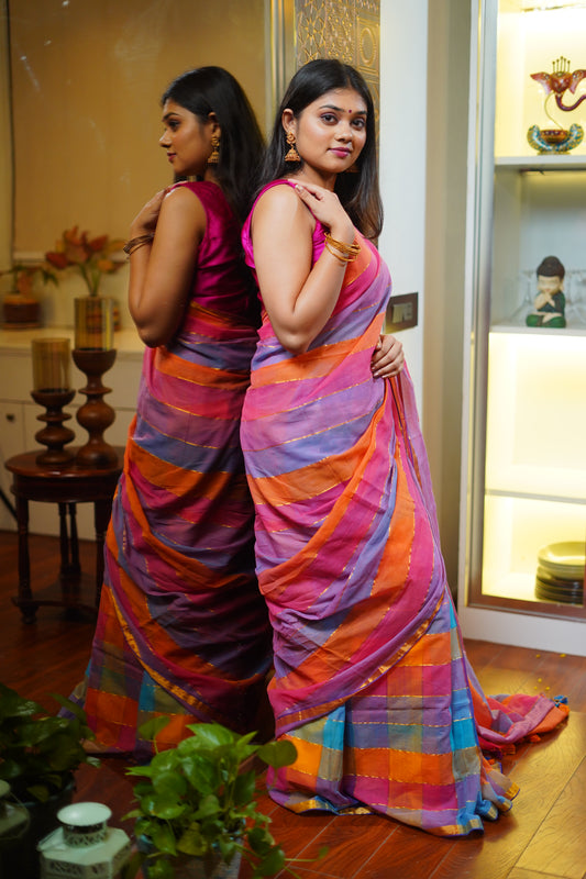 C H A F A || Mull Cotton Saree