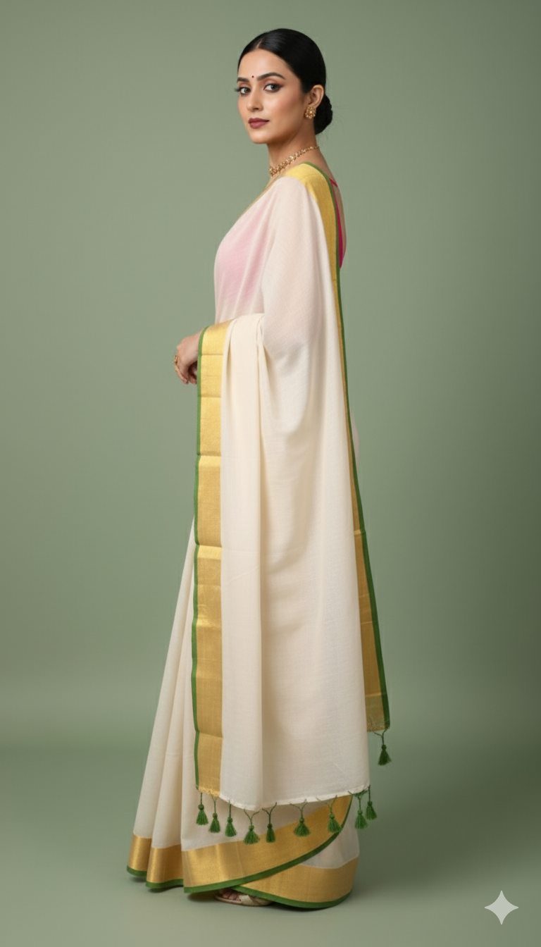 H A R S H A L I || MULL COTTON SAREE