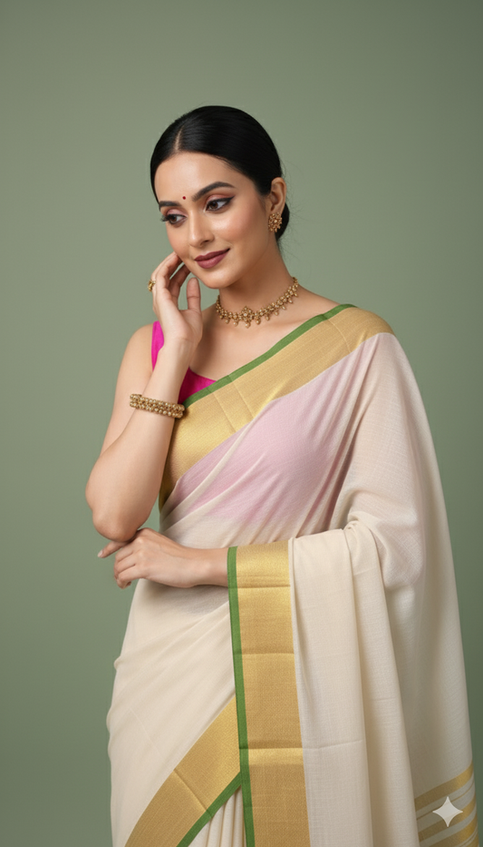 H A R S H A L I || MULL COTTON SAREE