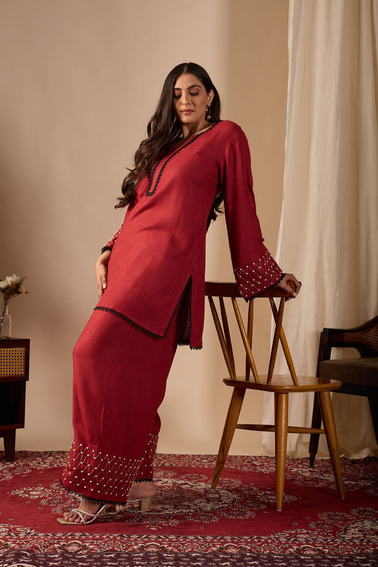 L A V E N D E R || Oversized Farshi Salwar Set