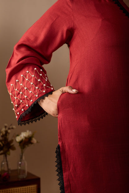 L A V E N D E R || Oversized Farshi Salwar Set