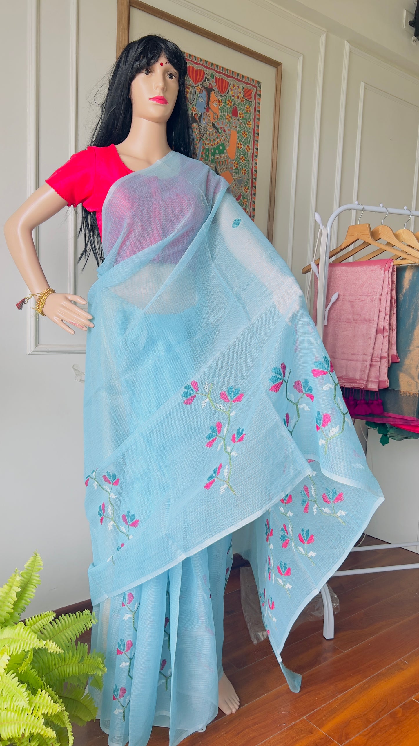 A A S M A N I ||Kota dooriya Embroidery Saree