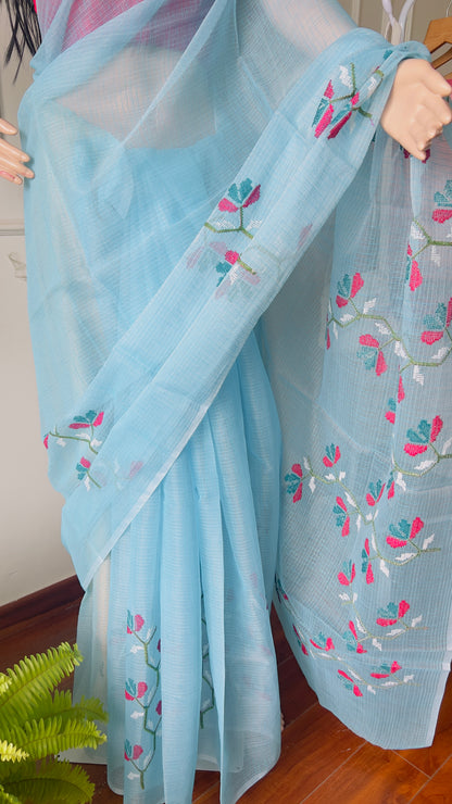 A A S M A N I ||Kota dooriya Embroidery Saree