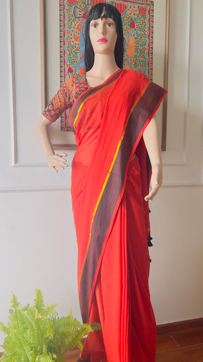 M R U N A L I || MULL COTTON SAREE