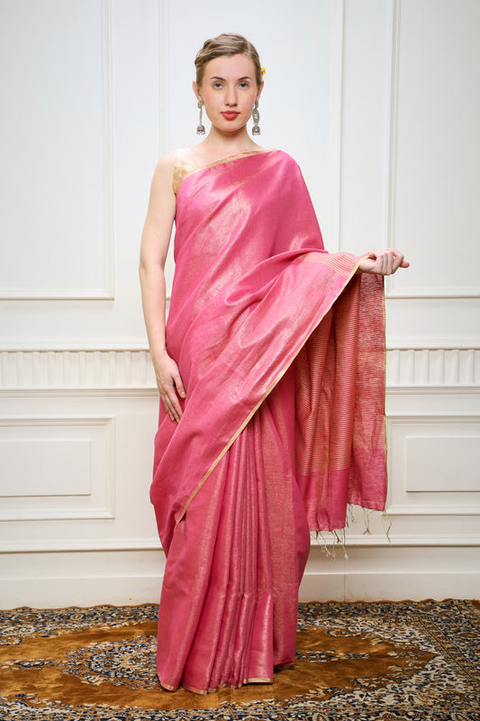 M O N A L I ||Tissue Linen Saree