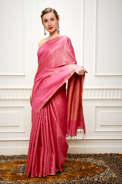 M O N A L I ||Tissue Linen Saree