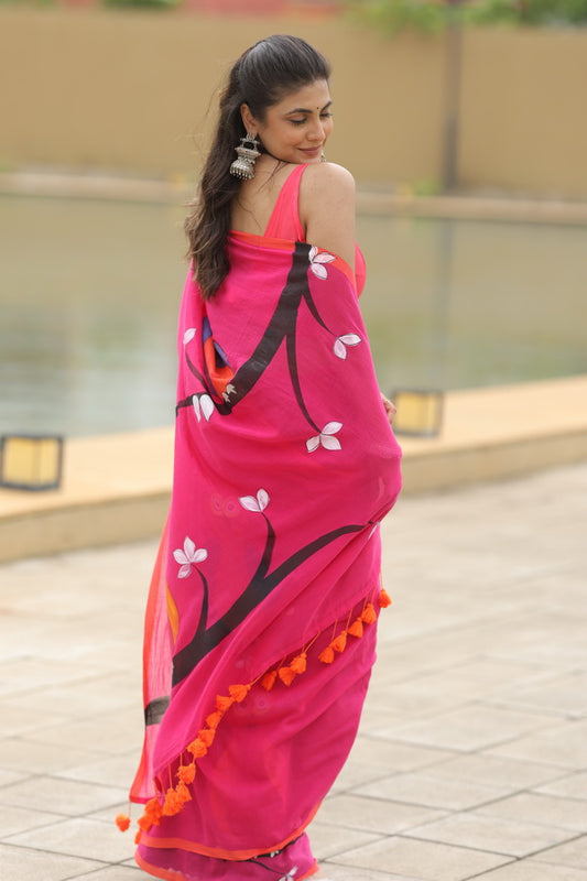 M A L T I || Mull Cotton Saree