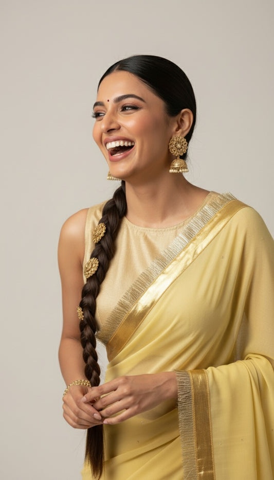 T R I N E T R A || Pure chiffon saree