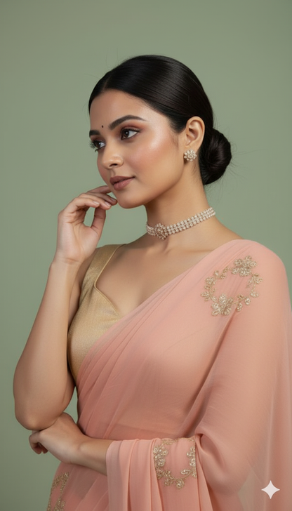 S A R V A D H Y A || Pure Chiffon Saree