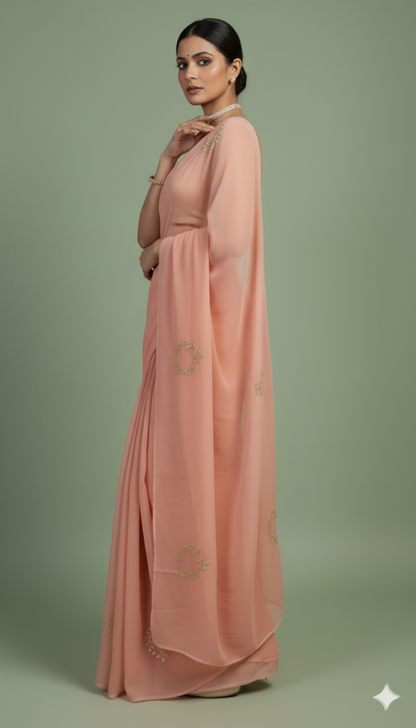 S A R V A D H Y A || Pure Chiffon Saree