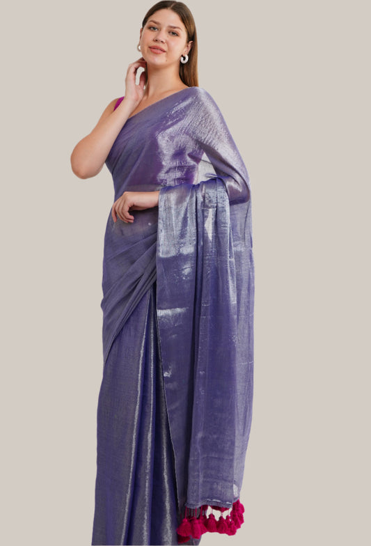 K I R A N || Handloom Raga Tissue Saree