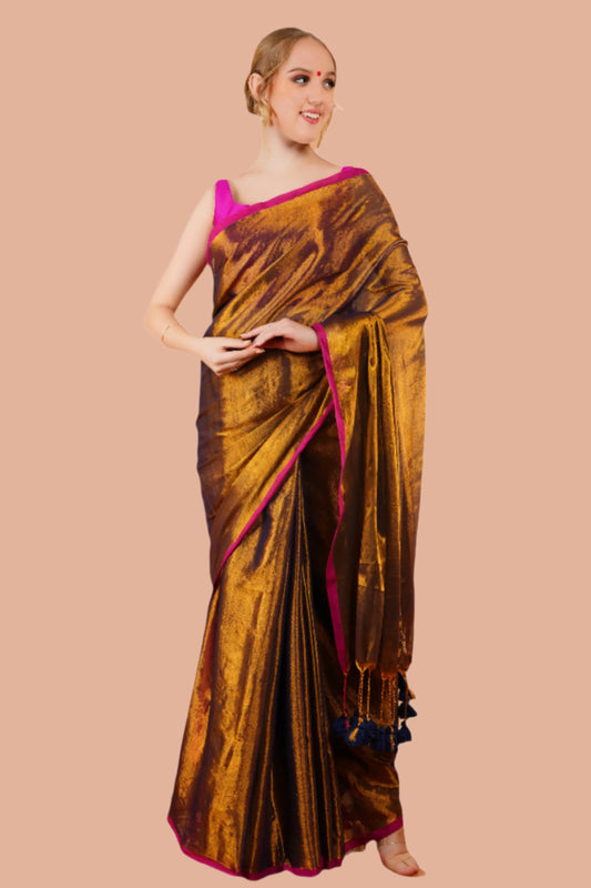 S H I V A N I || || Handloom Raga Tissue Saree