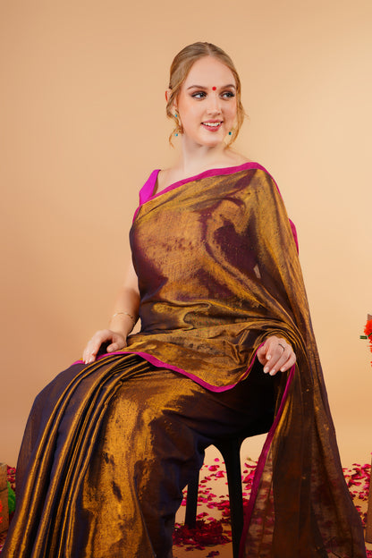 S H I V A N I || || Handloom Raga Tissue Saree