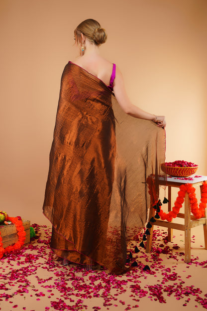K A L P A N A || Handloom Raga Tissue Saree