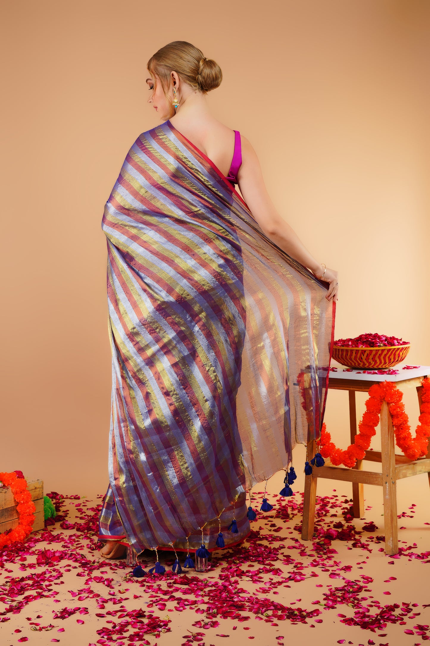 K E E S H A  || Handloom Tissue Saree
