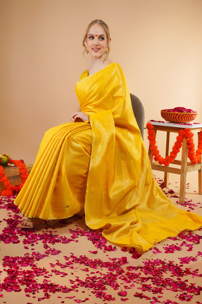 K O M A L || Tissue Linen Saree