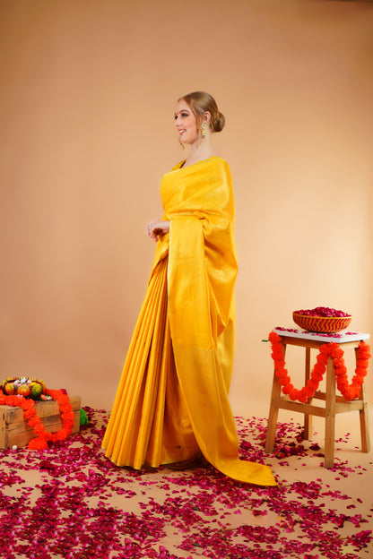 K O M A L || Tissue Linen Saree