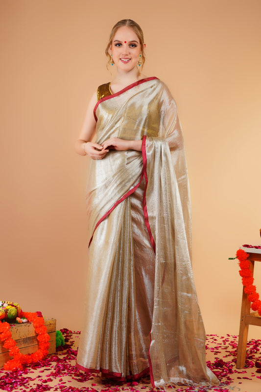 S A K S H I || Handloom Raga Tissue Saree