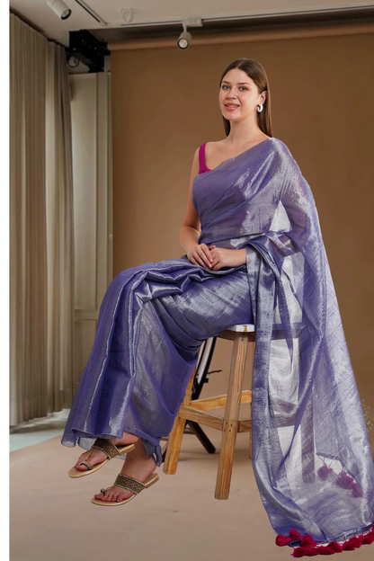 K I R A N || Handloom Raga Tissue Saree