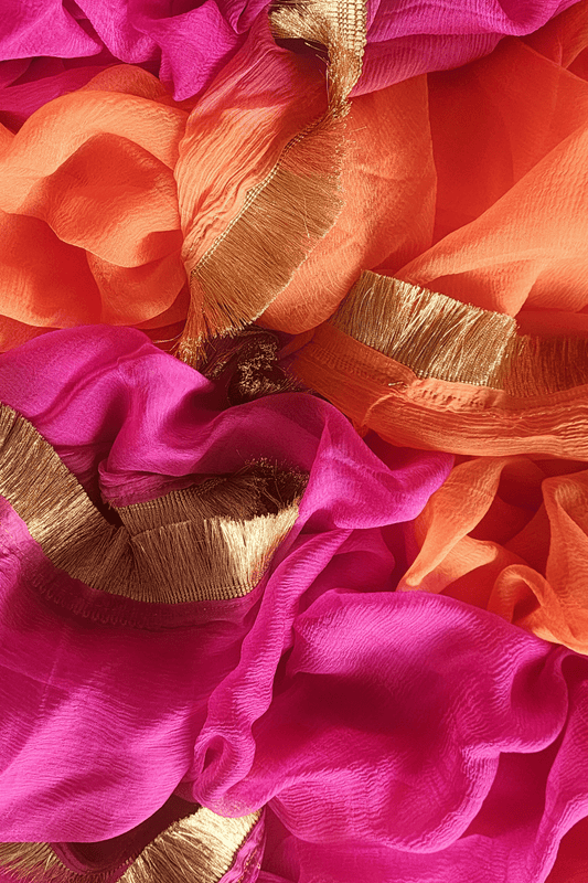 L A L I T A || Pure Chiffon saree
