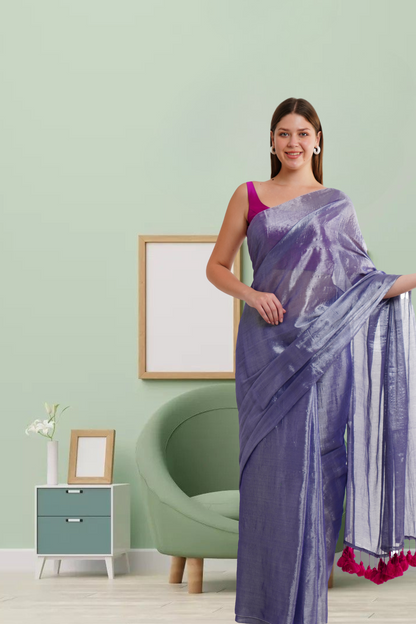 K I R A N || Handloom Raga Tissue Saree
