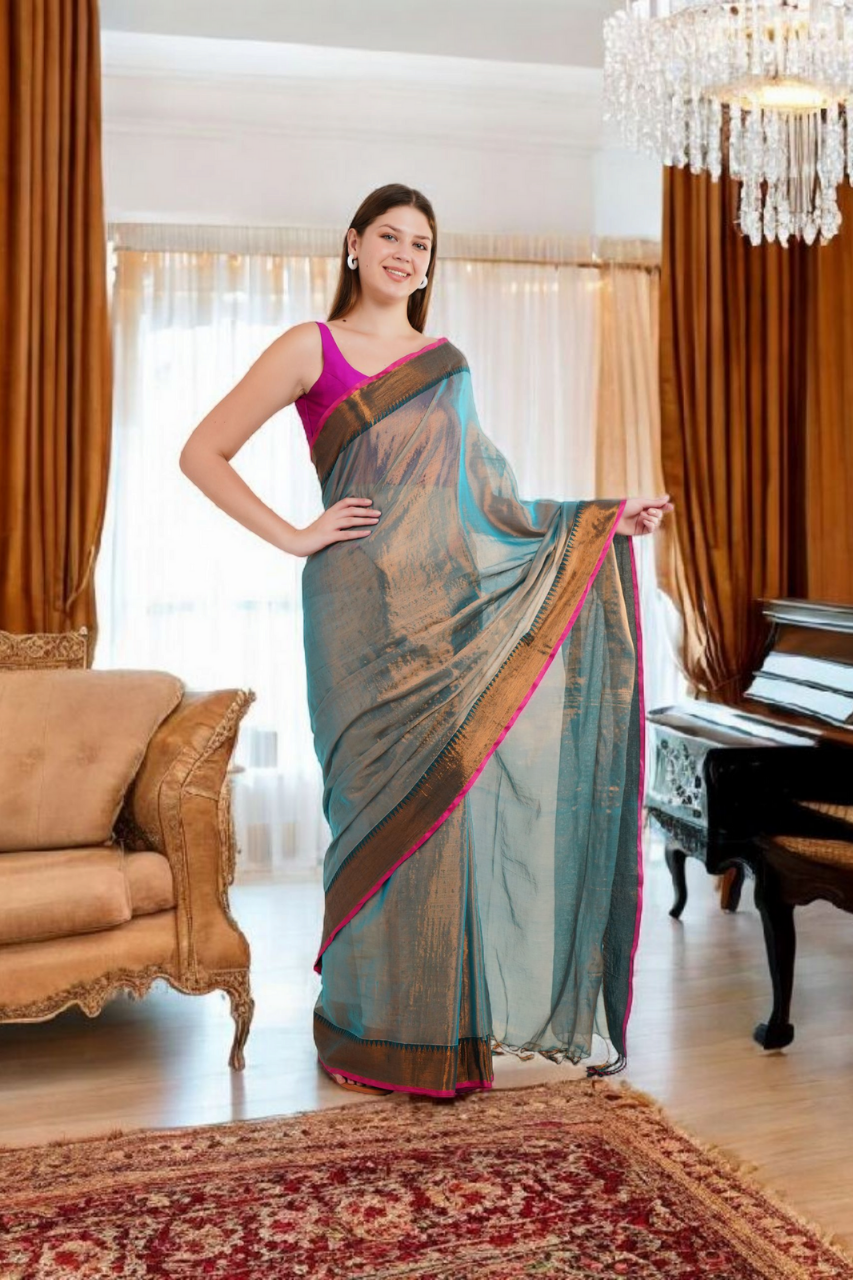 K R I S H N A || Handloom Tissue Saree