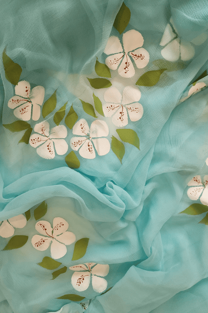 K A C H N A R || Pure Chiffon Saree