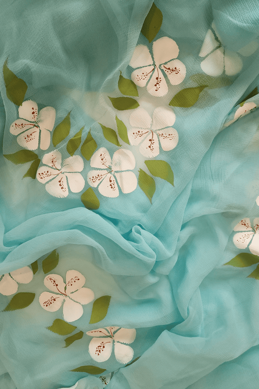 K A C H N A R || Pure Chiffon Saree