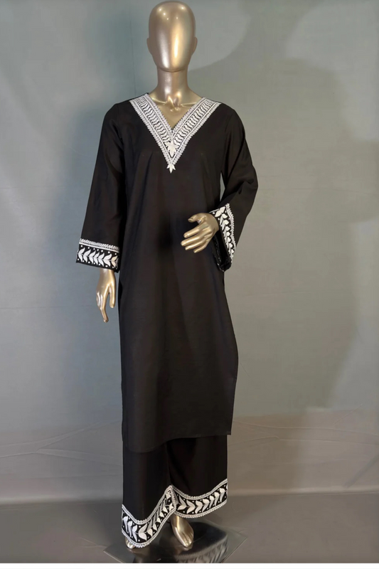 O R C H I D || Oversized Embroidery Farshi Salwar Set