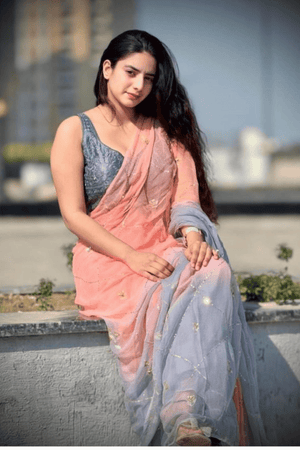S H I V A N G I || Pure Chiffon Saree