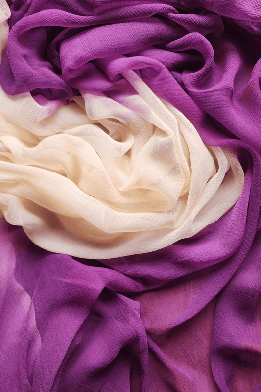 B A I G A N I - J A M U N  || Pure Chiffon Saree