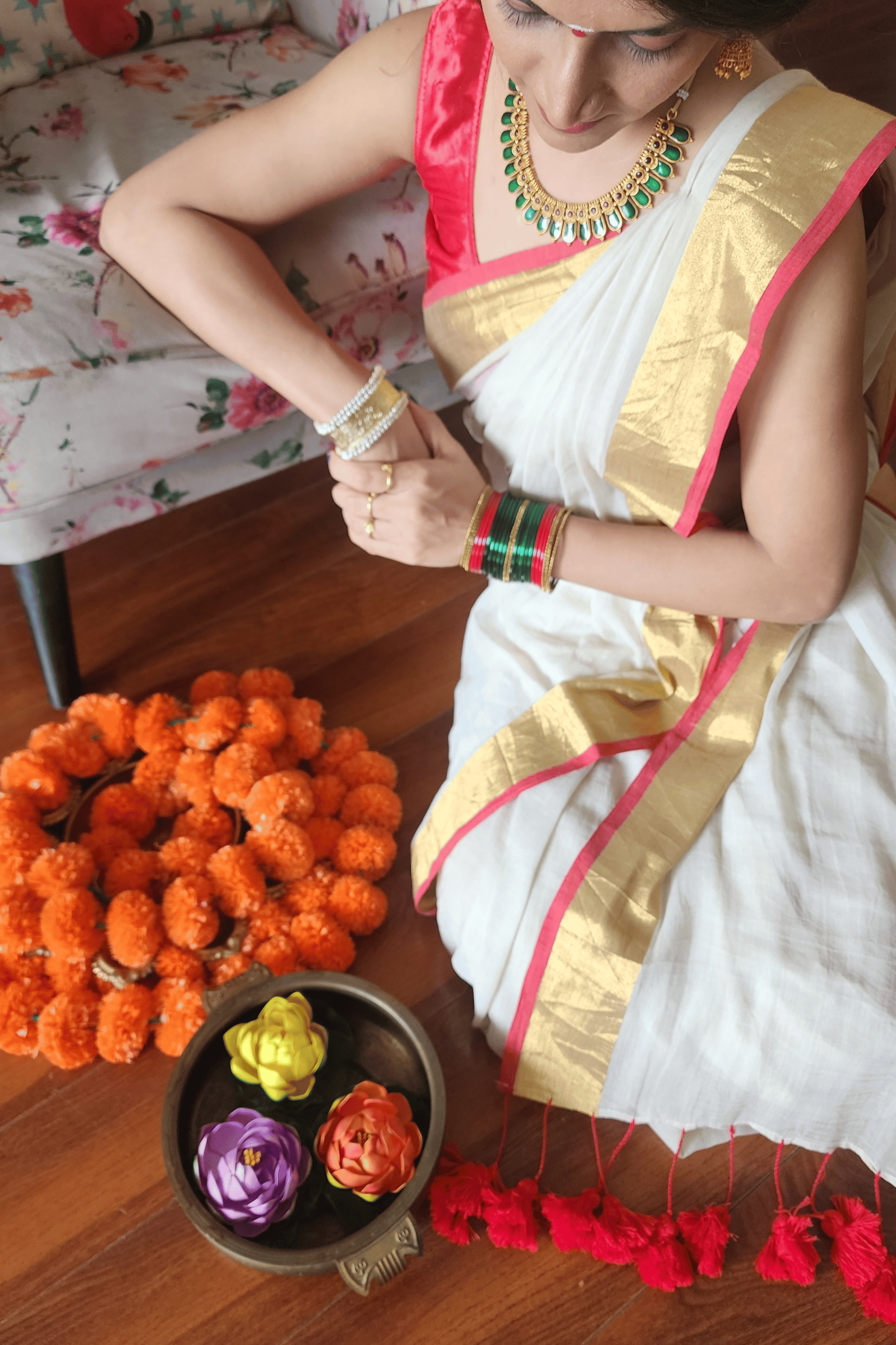 K E S H A V I || Mull Cotton Saree