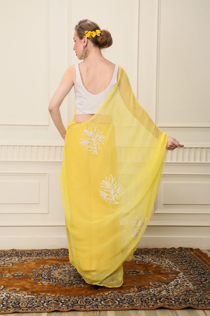 I N D R A N I || Pure Chiffon Saree